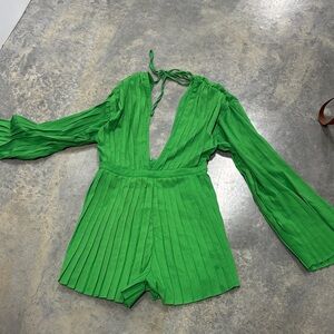 PrettyLittleThing Vibrant Green  One Piece